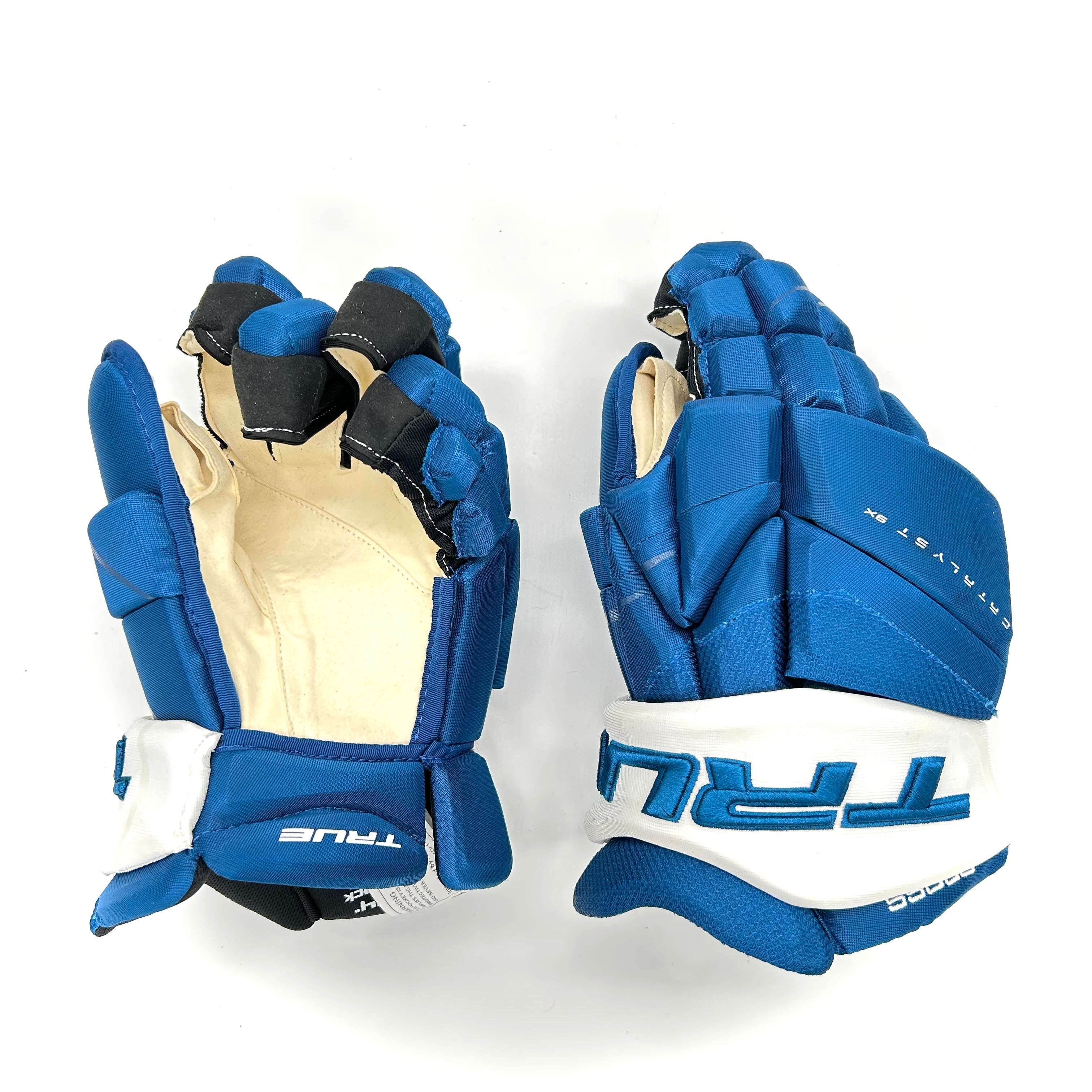 True Catalyst 9X - Gant NHL Pro Stock - Jordan Gross (Bleu/Blanc)